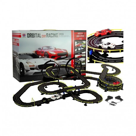 Tor Wyścigowy 2 Autka Kontrolery Slot Cars 1:43