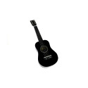 Gitara Drewniana Klasyczna z Kostką Czarna 60 cm