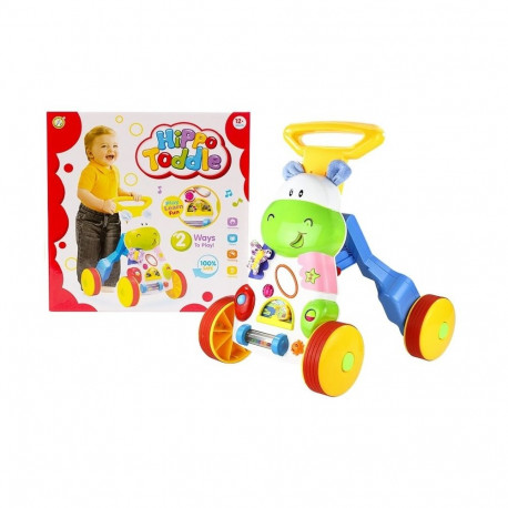 wesoły lükatav jõehobu peegliga kummiratastega