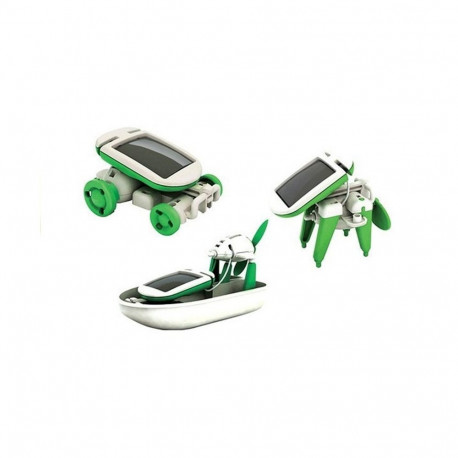 edukatiivne komplekt päikeserobot kokkupanekuks 6-ühes auto tuulegeneraator