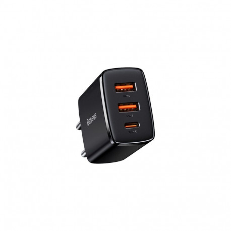 Baseus 30 W 2xUSB + USB-C QC3.0 PD3.0 BSU2897BLK