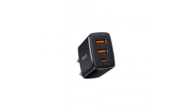 Baseus 30 W 2xUSB + USB-C QC3.0 PD3.0 BSU2897BLK