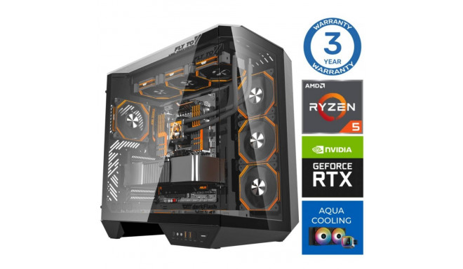 INTOP AQUA Ryzen 5 7600X 16GB DDR5 1TB SSD M.2 NVME RTX5070 12GB no-OS