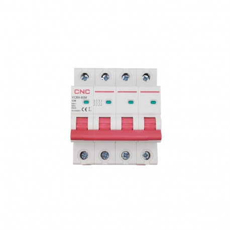 Miniature Circuit Breaker, 4P, 25A, Class C, 6kA