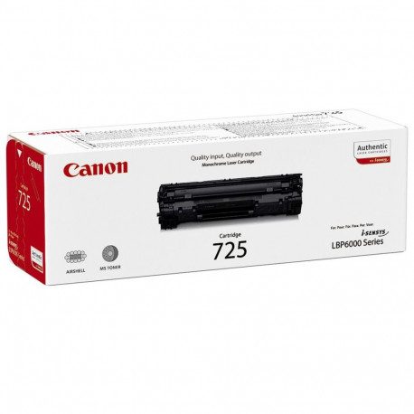 Canon toner 725Bk LBP6000/LBP6020/LBP6030/MF3010 1600 pages, black
