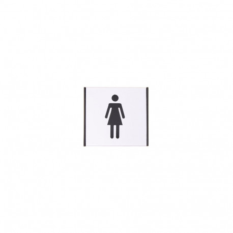 Osutav silt 1.19  NAISTELE - 93x93mm /anod. alum.