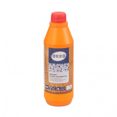 WOOD ANTISEPTIC OKKO T BROWN 1 L