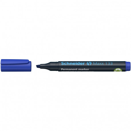 Marker permanentne Schneider 133, lõigat.otsik 1-4mm, sinine