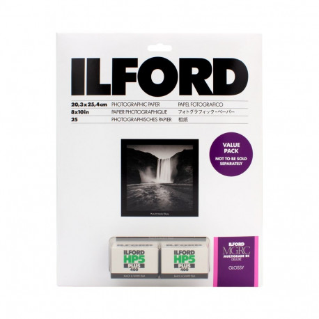 Ilford Multigrade RC deluxe Gloss valuepack incl HP5 Plus films