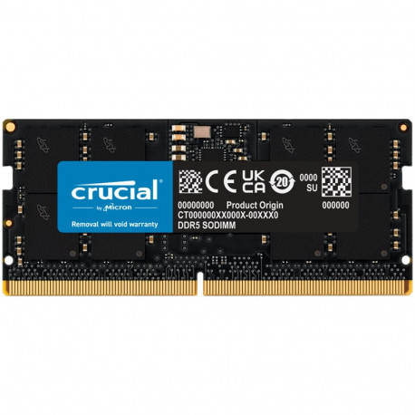 Crucial 32GB DDR5-5600 SODIMM CL46 (16Gbit)