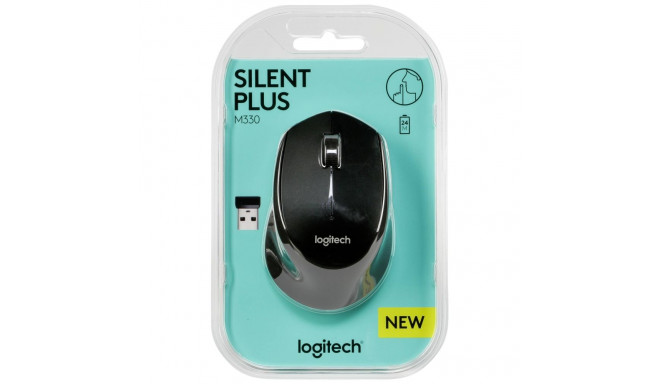 Logitech M330 Silent Plus -hiiri, musta