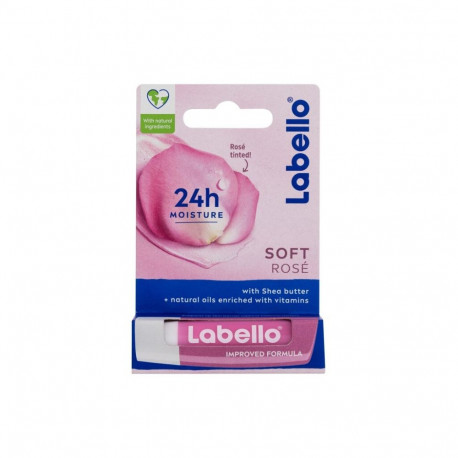 Labello Soft Rose 24h Moisture Lip Balm (4ml)