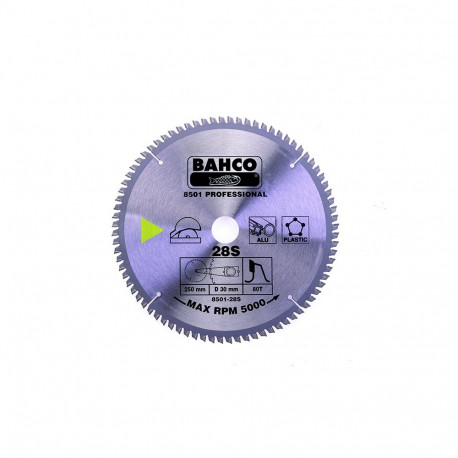 Circular saw blade for aluminium and plastics 216x30/25mm 48T
