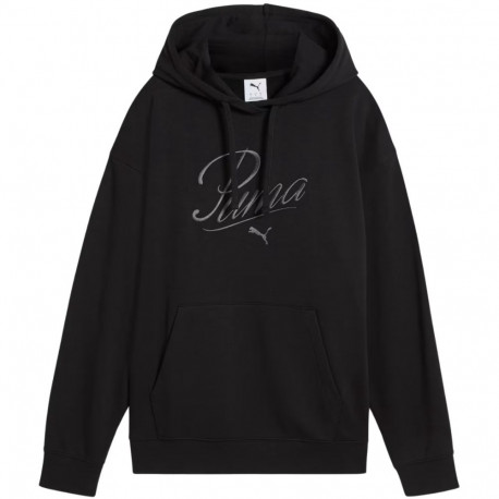 Bluza damska Puma Ess Script Comfort Hoodie czarna 684983 01 M