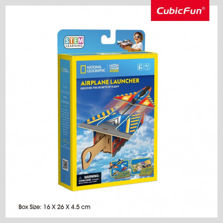 CUBIC FUN National Geographic 3D pusle Lennukiheitja