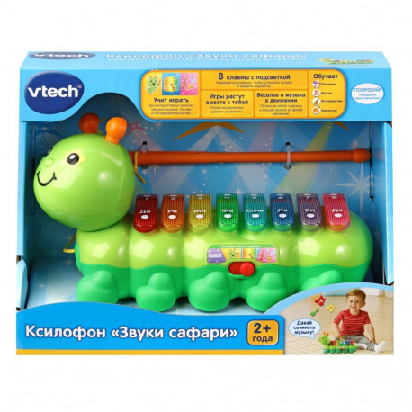 VTECH Interactive toy Safari sounds xylophone (In Russian lang.)