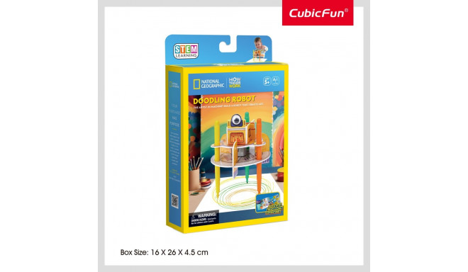 CUBIC FUN National Geographic 3D pusle Joonistusrobot