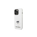 Karl Lagerfeld KLHMP14XSNCHBCH iPhone 14 Pro Max 6.7" hardcase white/white Silicone Choupette M