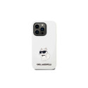 Karl Lagerfeld KLHMP14XSNCHBCH iPhone 14 Pro Max 6.7" hardcase white/white Silicone Choupette M