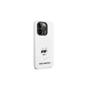 Karl Lagerfeld KLHMP14XSNCHBCH iPhone 14 Pro Max 6.7" hardcase white/white Silicone Choupette M