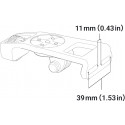 Insta360 kinnitus Bike Computer Mount (Independent Handlebars)