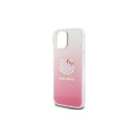 Hello Kitty IML Gradient Electrop Kitty Head case for iPhone 15 - pink