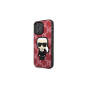 Karl Lagerfeld KLHCP13XPMNIKPI iPhone 13 Pro Max 6.7" hardcase red/red Monogram Ikonik Patch