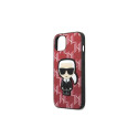 Karl Lagerfeld KLHCP13SPMNIKPI iPhone 13 mini 5.4" hardcase red/red Monogram Ikonik Patch