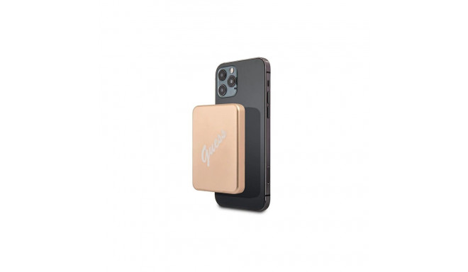 Guess Inductive Power Bank 5W GUPBMSVSLG 3000mAh gold/gold MagSafe