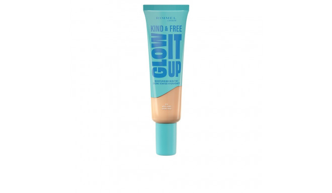 RIMMEL LONDON KIND & FREE GLOW IT UP base líquida #010-Rose Ivory 30 ml
