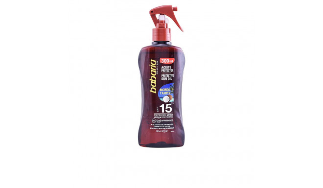 BABARIA SOLAR ACEITE MONOI TAHITI spray SPF15 300 ml