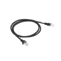 PATCHCORD CAT.5E UTP 1.5M BLACK FLUKE PASSED LANBERG 10-PACK