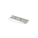 PATCH PANEL 24 PORT 1U 19" CAT.5E FTP WITH CABLE ORGANIZER SHIELDED GREY LANBERG