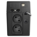 UPS POWERWALKER VI 600 SW FR LINE-INTERACTIVE 600VA 2X FRENCH OUTLETS USB-B LCD PURE SINE WAVE