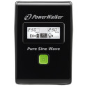 UPS POWERWALKER VI 600 SW FR LINE-INTERACTIVE 600VA 2X FRENCH OUTLETS USB-B LCD PURE SINE WAVE
