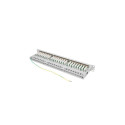 PATCH PANEL 48 PORT 1U 19" CAT.6 FTP WITH CABLE ORGANIZER SHIELDED GREY LANBERG