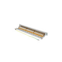 PATCH PANEL 24 PORT 1U 19" CAT.7 FTP WITH CABLE ORGANIZER SHIELDED GREY LANBERG