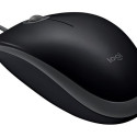 LOGITECH B110 Silent Mouse right and left-handed optical 3 buttons wired USB