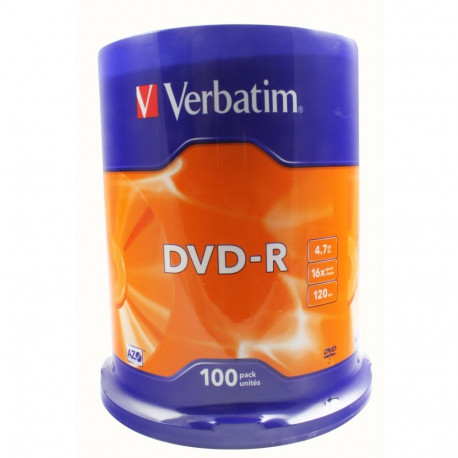DVD-R 4,7 GB (16fach, 100 Stück)