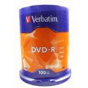 DVD-R 16x CB 4,7GB Verbatim 100 pieces DVD-R 16x CB 4,7GB Verbatim 100 pieces