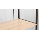 Galds / plaukts LESTER 84x40xH160cm, melamīns