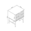 Abilaud / öökapp HELVE 48x40xH60cm