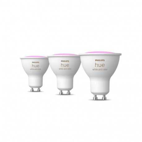 Philips Hue LED light bulb BT White and color ambiance GU10 4 2 W 3-pack