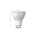 Philips Hue LED smart bulb, BT, White and color ambiance, GU10, 4.2 W, 2-pack