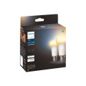 Philips Hue smart lamp multipack, White Ambiance, E27, 2 pcs