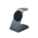 Fixed MagPowerstation 3-in-1 wireless charging station, black