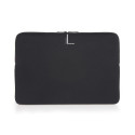 Tucano Colore Second Skin protective sleeve for 17/18" laptop, black