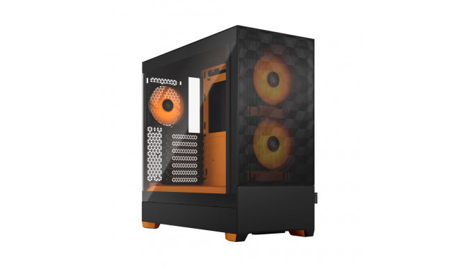 Fractal Design Pop Air RGB oranž Core TG ATX korpus aknaga, must/oranž