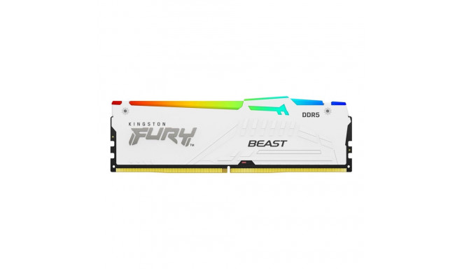 Kingston FURY Beast White DDR5 RGB 6000 MHz CL30 32 GB memory module