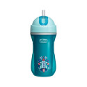 Chicco Non-spill cup with straw 260ml blue